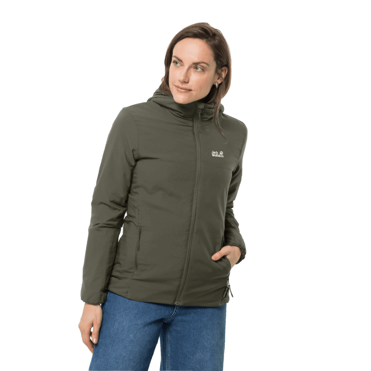 Women's JWP Atmos Jacket Original Brand Jack Wolfskin Grape Leaf