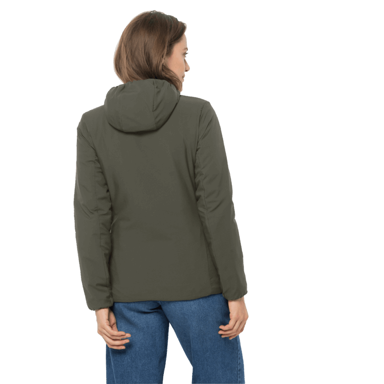 Women's JWP Atmos Jacket Original Brand Jack Wolfskin Grape Leaf