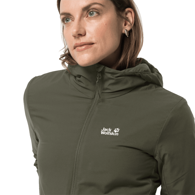 Women's JWP Atmos Jacket Original Brand Jack Wolfskin Grape Leaf