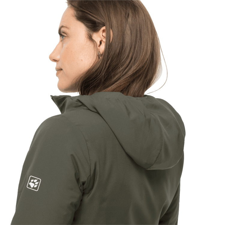 Women's JWP Atmos Jacket Original Brand Jack Wolfskin Grape Leaf