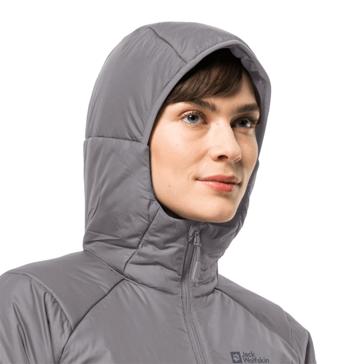 Brand Jack Wolfskin Fashion Women's Bergland Insulated Hoody Seagull