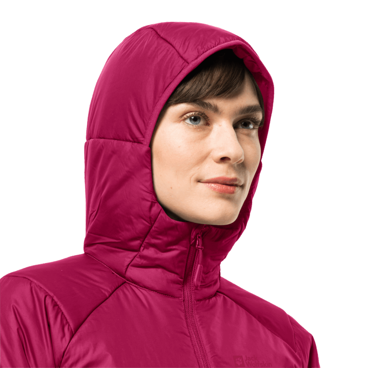 Brand Jack Wolfskin Women's Bergland Insulated Hoody Origin Cranberry