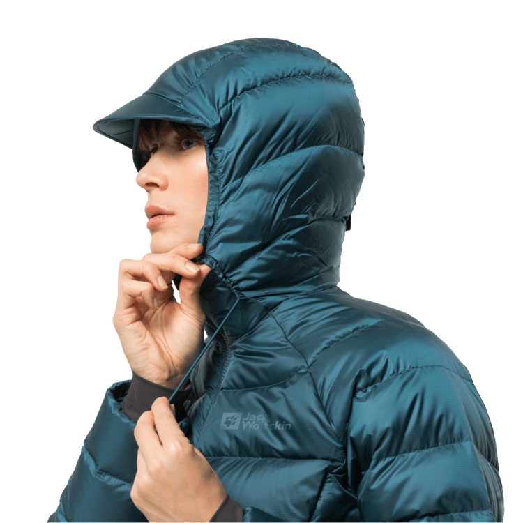 Blue Coral Brand Jack Wolfskin Women's Nebelhorn Down Hoody Brand