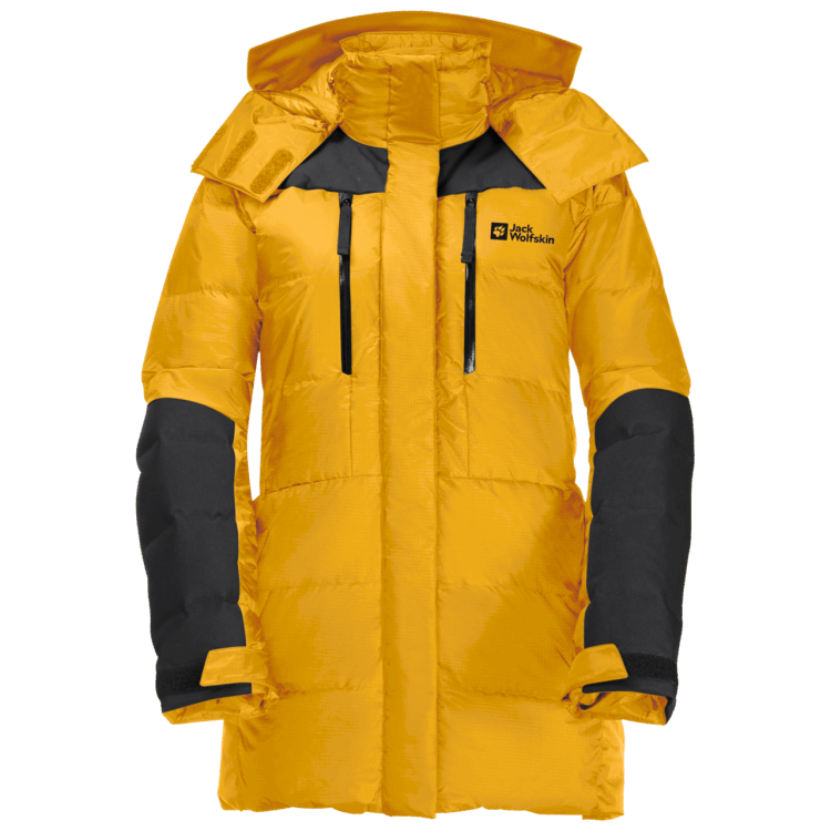 New Women's 1995 Series Cook Jacket Brand Jack Wolfskin Burly Yellow Xt