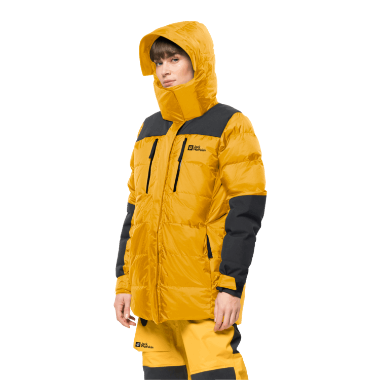 New Women's 1995 Series Cook Jacket Brand Jack Wolfskin Burly Yellow Xt