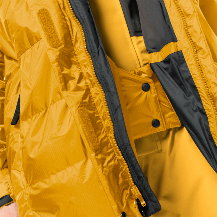 New Women's 1995 Series Cook Jacket Brand Jack Wolfskin Burly Yellow Xt