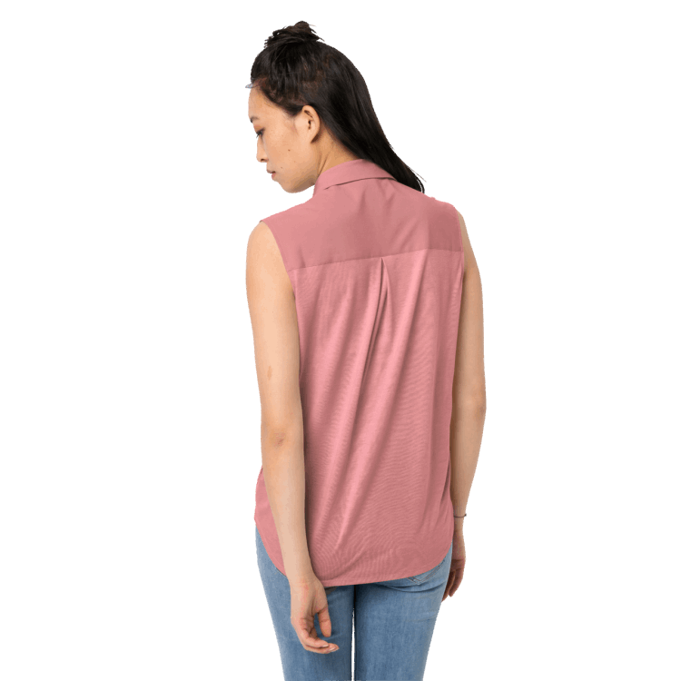 Brand Jack Wolfskin Rose Quartz Women's Sonora Sleeveless Shirt Collection