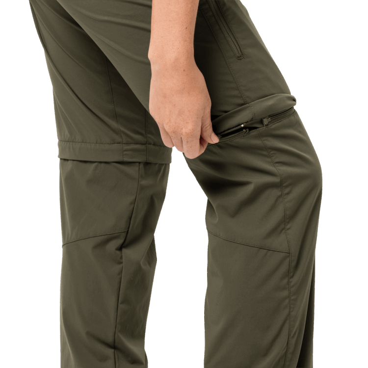 Brand Jack Wolfskin Women's Activate Light Zip Off Grape Leaf Origins
