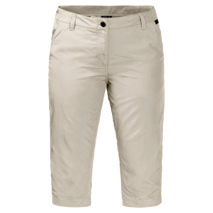 Origins Brand Jack Wolfskin Women's Kalahari 3/4 Pants Light Sand