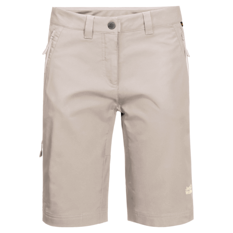 Women's Activate Track Shorts Light Beige New Brand Jack Wolfskin