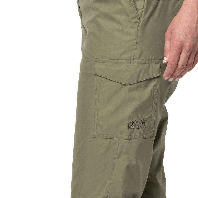 Khaki New Brand Jack Wolfskin Women's Lakeside Pants