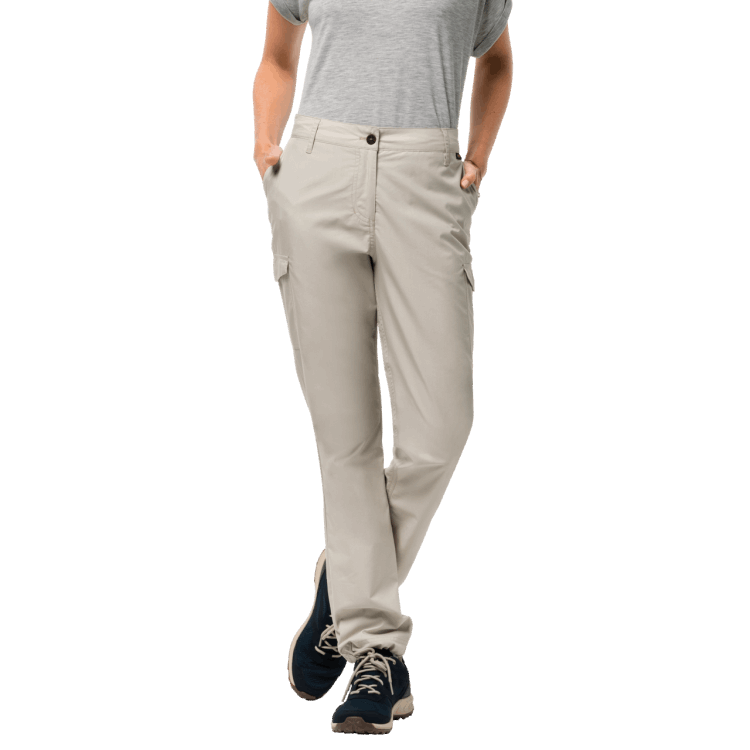 Dusty Grey Fashion Women's Lakeside Pants Brand Jack Wolfskin