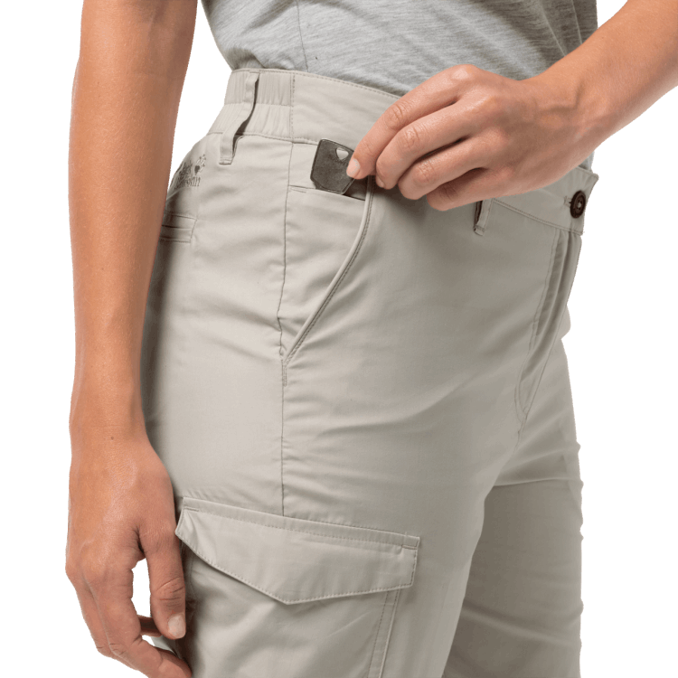 Dusty Grey Fashion Women's Lakeside Pants Brand Jack Wolfskin
