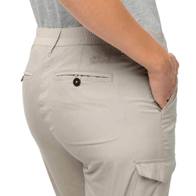 Dusty Grey Fashion Women's Lakeside Pants Brand Jack Wolfskin
