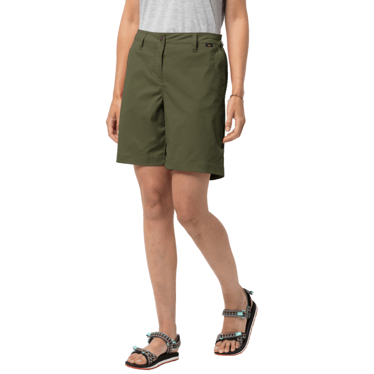 Women's Desert Shorts Delta Green Collection Brand Jack Wolfskin