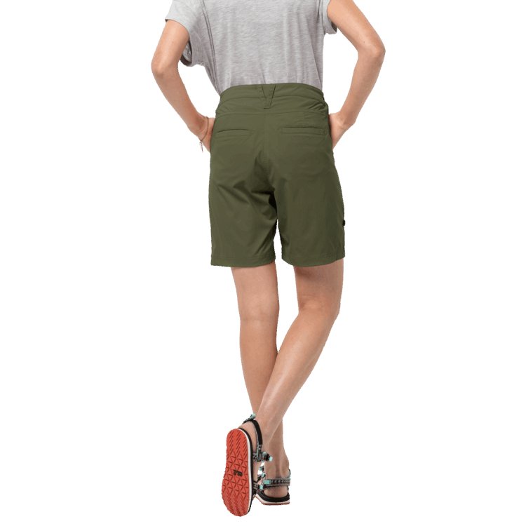Women's Desert Shorts Delta Green Collection Brand Jack Wolfskin