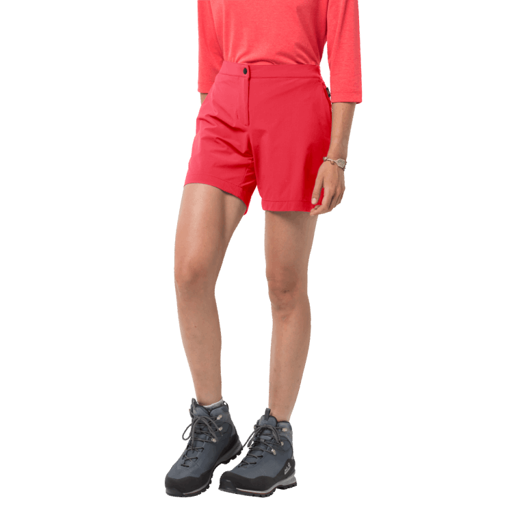 Brand Women's JWP Shorts Brand Jack Wolfskin Tulip Red