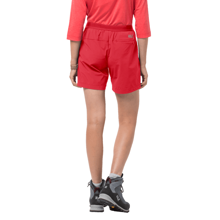 Brand Women's JWP Shorts Brand Jack Wolfskin Tulip Red