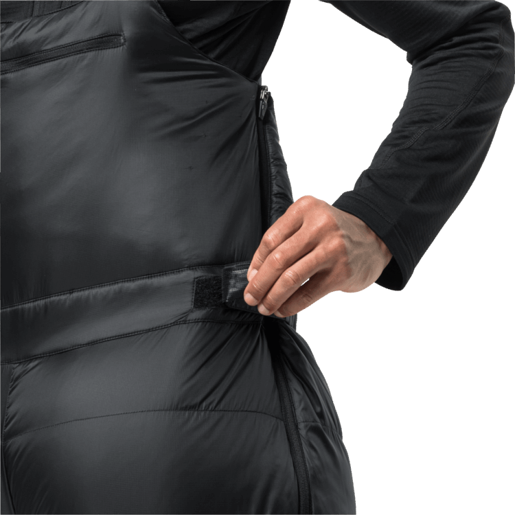1995 Series Down Pants Black Origin Brand Jack Wolfskin