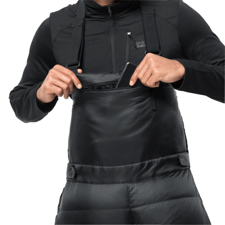 1995 Series Down Pants Black Origin Brand Jack Wolfskin