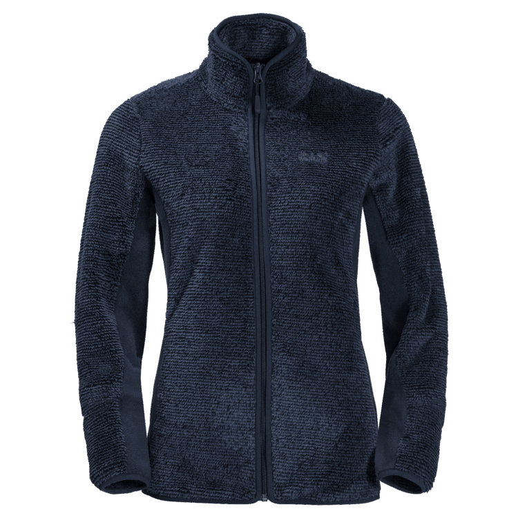 Midnight Blue Stripes Brand Jack Wolfskin Women's Pine Leaf Jacket Collections