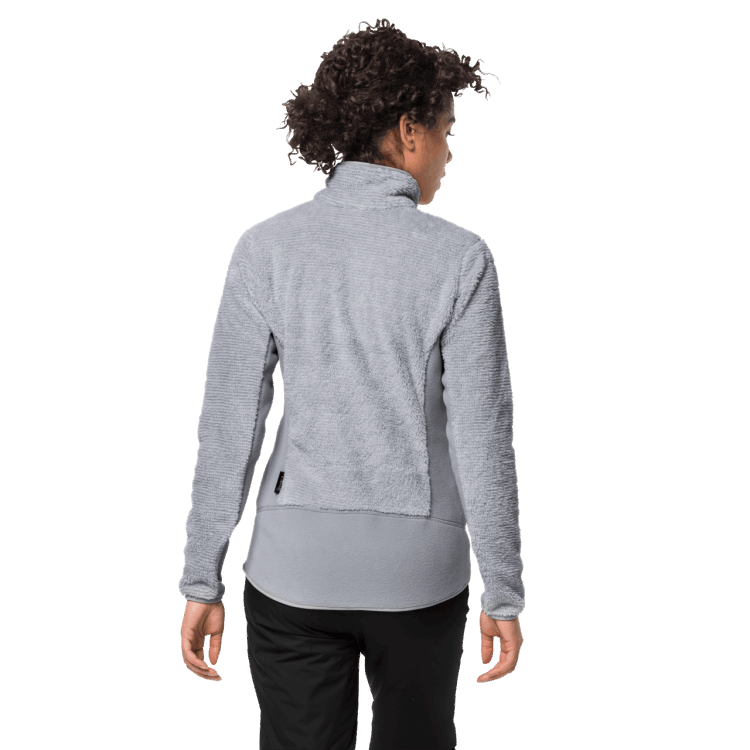Slate Grey Stripes Origin Brand Jack Wolfskin Women's Pine Leaf Jacket