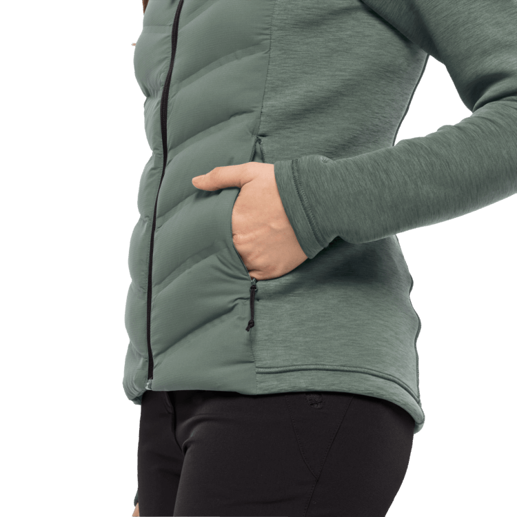 Hedge Green Women's Tasman Jacket Brand Jack Wolfskin