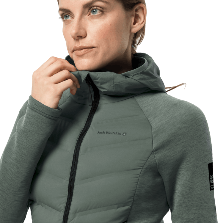Hedge Green Women's Tasman Jacket Brand Jack Wolfskin