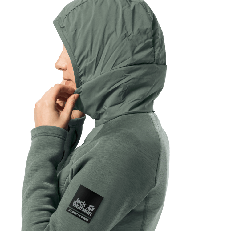 Hedge Green Women's Tasman Jacket Brand Jack Wolfskin