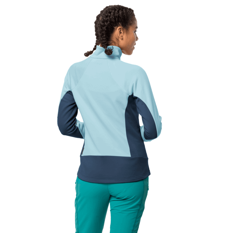 Fashion Frosted Blue Brand Jack Wolfskin Women's Sky Peak Jacket