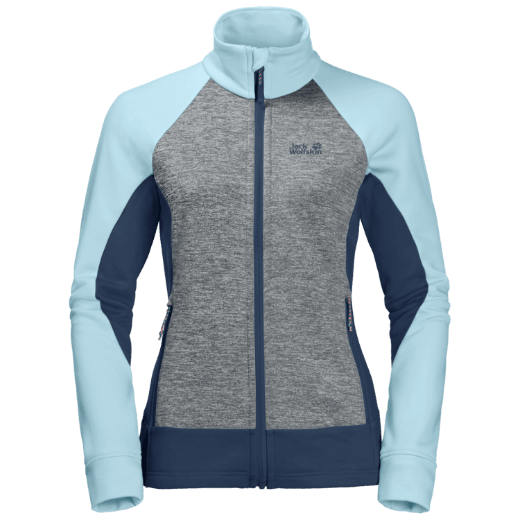 Fashion Frosted Blue Brand Jack Wolfskin Women's Sky Peak Jacket