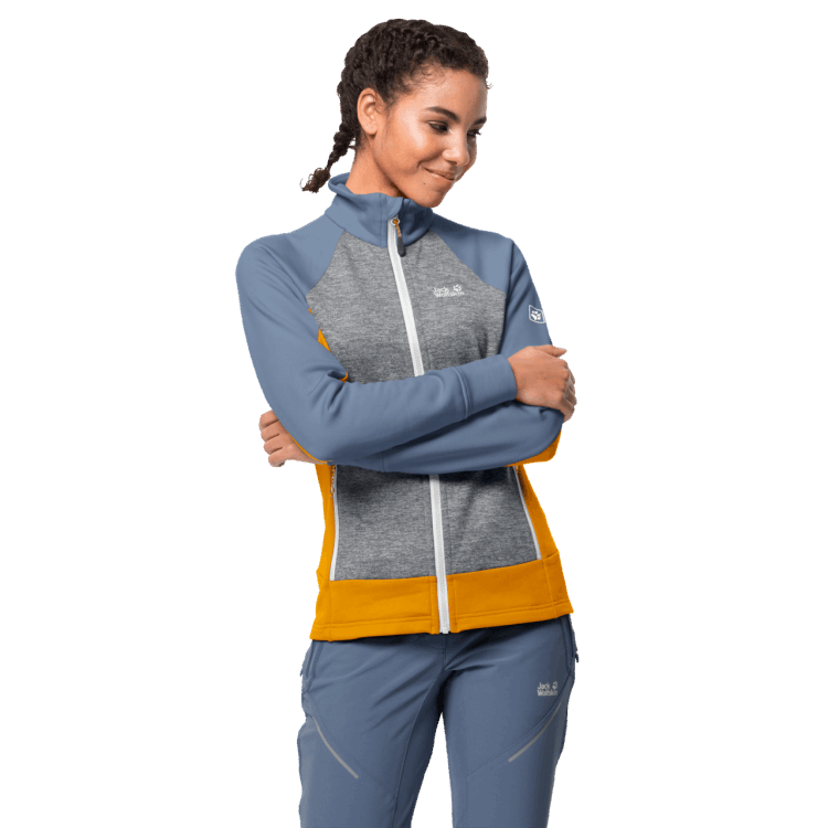 Women's Sky Peak Jacket Frost Blue Brand Jack Wolfskin Origins