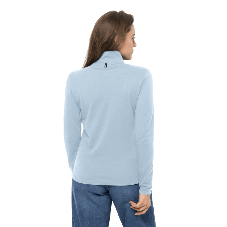 Brand Jack Wolfskin Women's JWP Midlayer Crystal Blue Collection