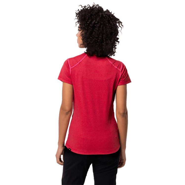 Brand Jack Wolfskin Collections Clear Red Women's Sky Flex T