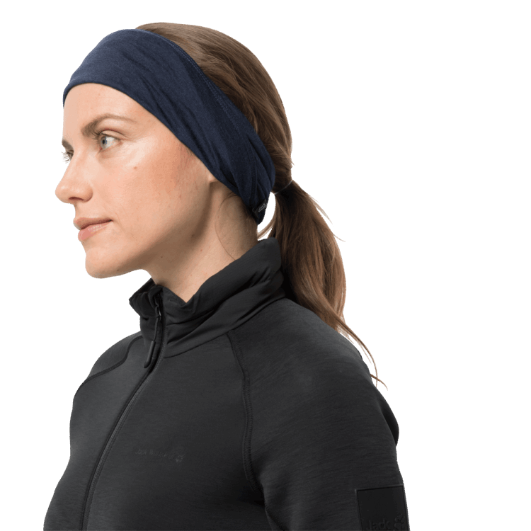 Night Blue Brand Jack Wolfskin Merino Headgear Hot
