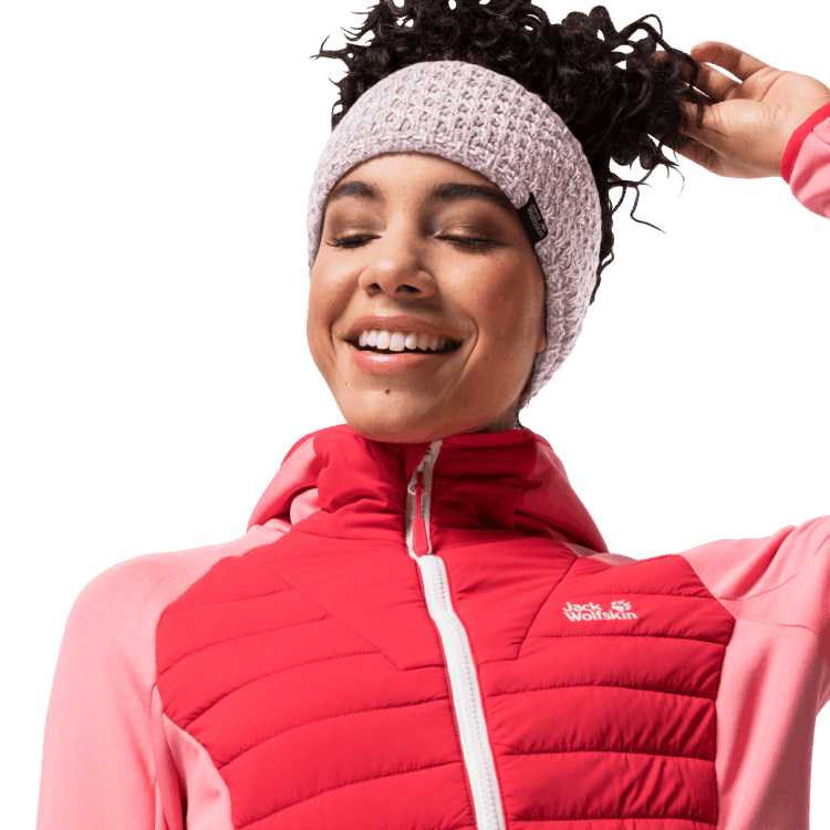 Collections Women's Highloft Knit Headband Brand Jack Wolfskin Violet Pearl