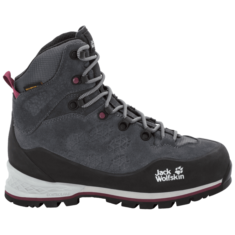 Origins Women's Wilderness Xt Texapore Mid Brand Jack Wolfskin Ebony-Burgundy