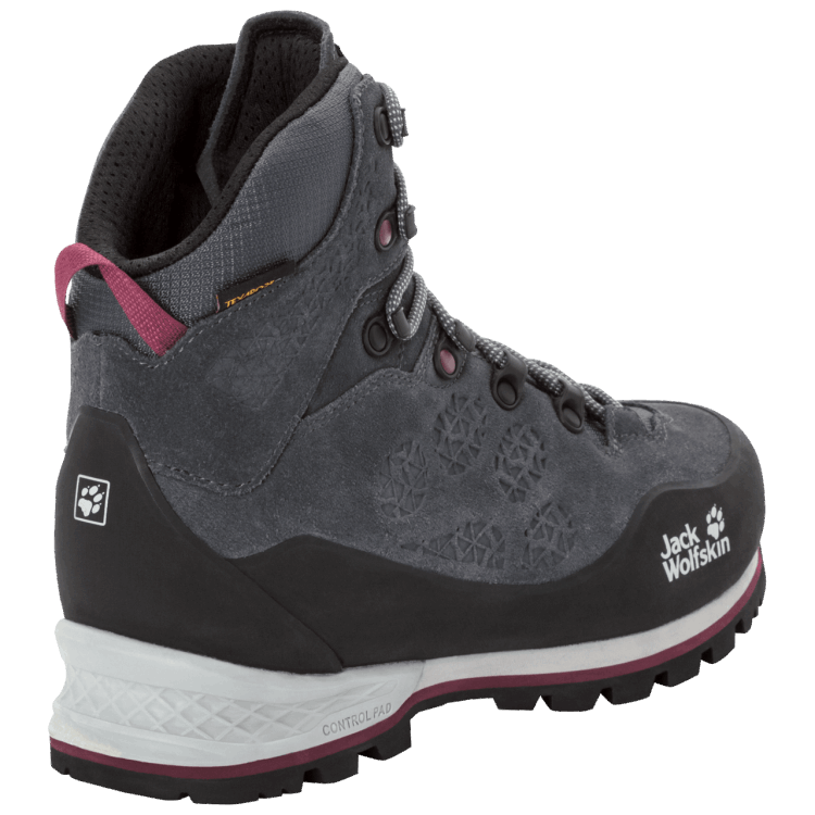 Origins Women's Wilderness Xt Texapore Mid Brand Jack Wolfskin Ebony-Burgundy