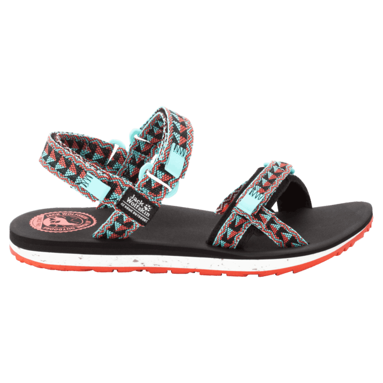 Brand Women's Outfresh Sandal Black-Aquamarine Brand Jack Wolfskin