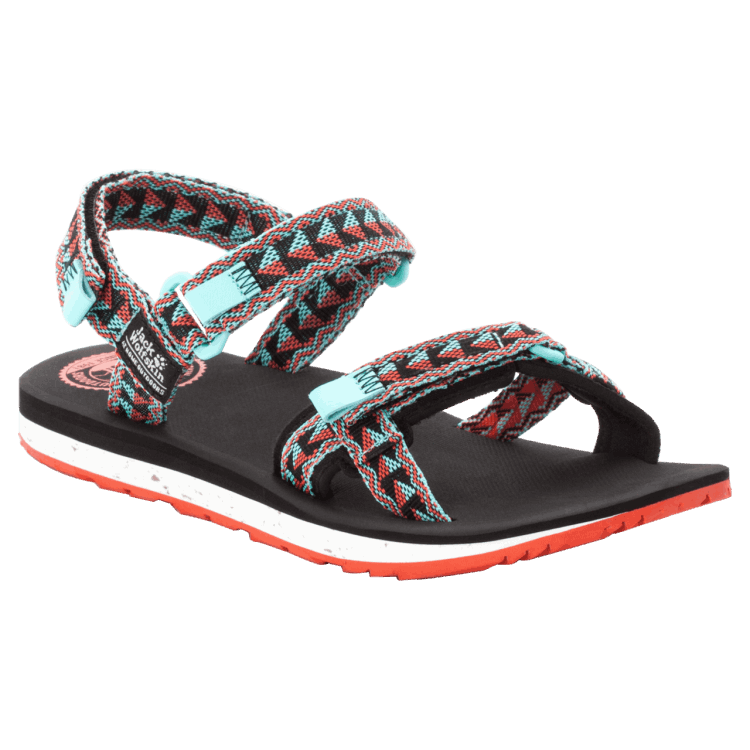 Brand Women's Outfresh Sandal Black-Aquamarine Brand Jack Wolfskin