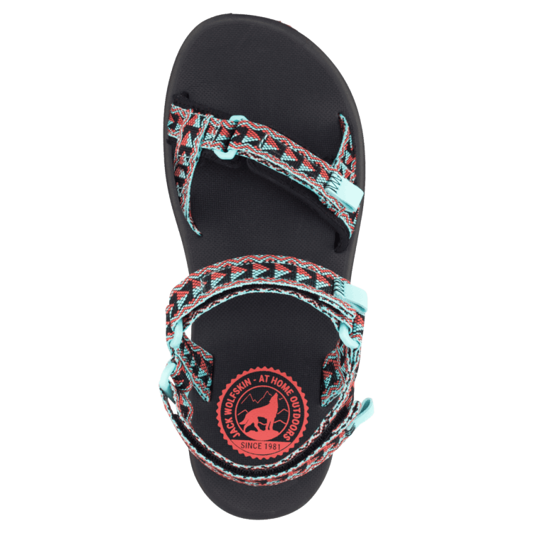 Brand Women's Outfresh Sandal Black-Aquamarine Brand Jack Wolfskin