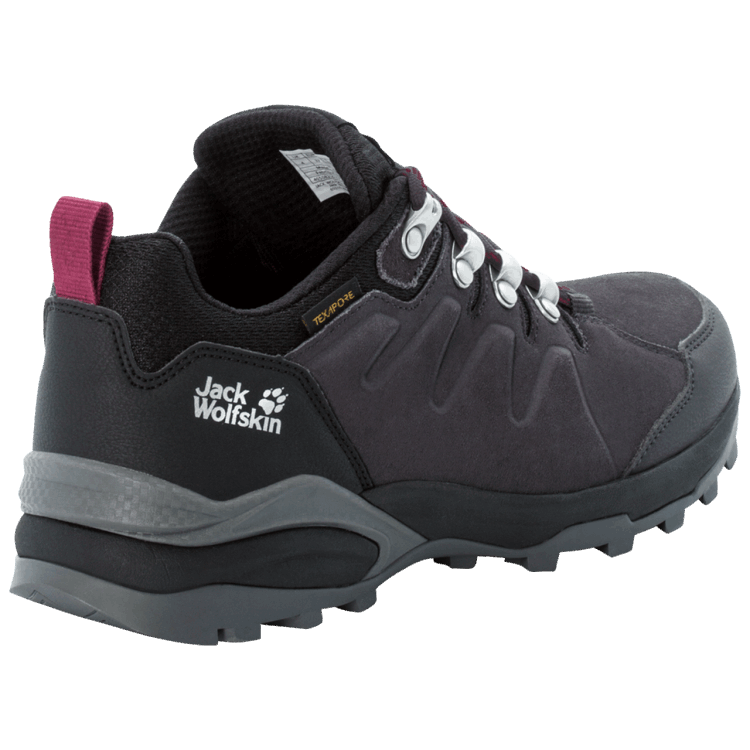 Brand Jack Wolfskin Dark Steel-Purple Women's Refugio Texapore Low Brands