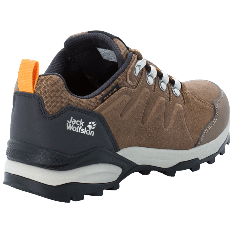 Brand Jack Wolfskin Original Women's Refugio Texapore Low Brown-Apricot