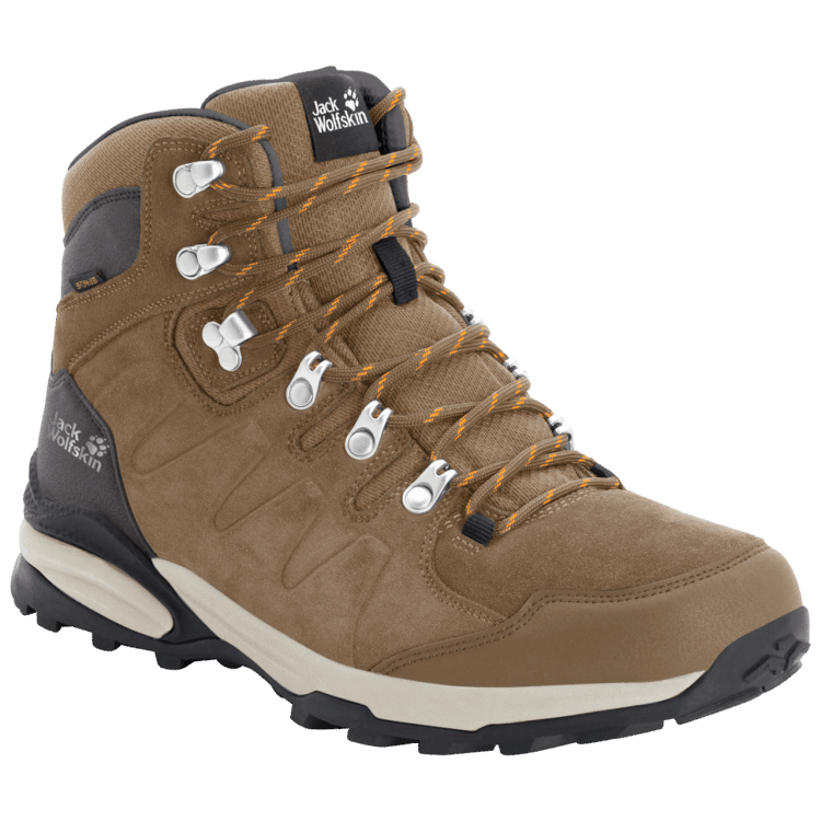Brand Jack Wolfskin Women's Refugio Texapore Mid Brown-Apricot Best
