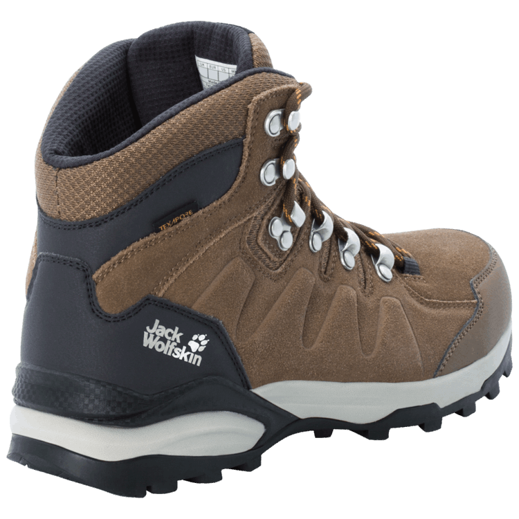 Brand Jack Wolfskin Women's Refugio Texapore Mid Brown-Apricot Best