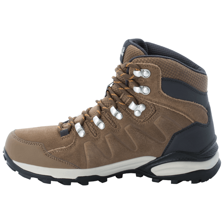 Brand Jack Wolfskin Women's Refugio Texapore Mid Brown-Apricot Best