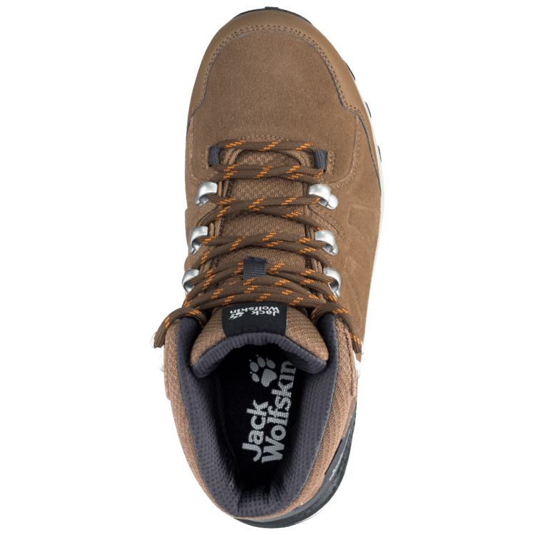 Brand Jack Wolfskin Women's Refugio Texapore Mid Brown-Apricot Best