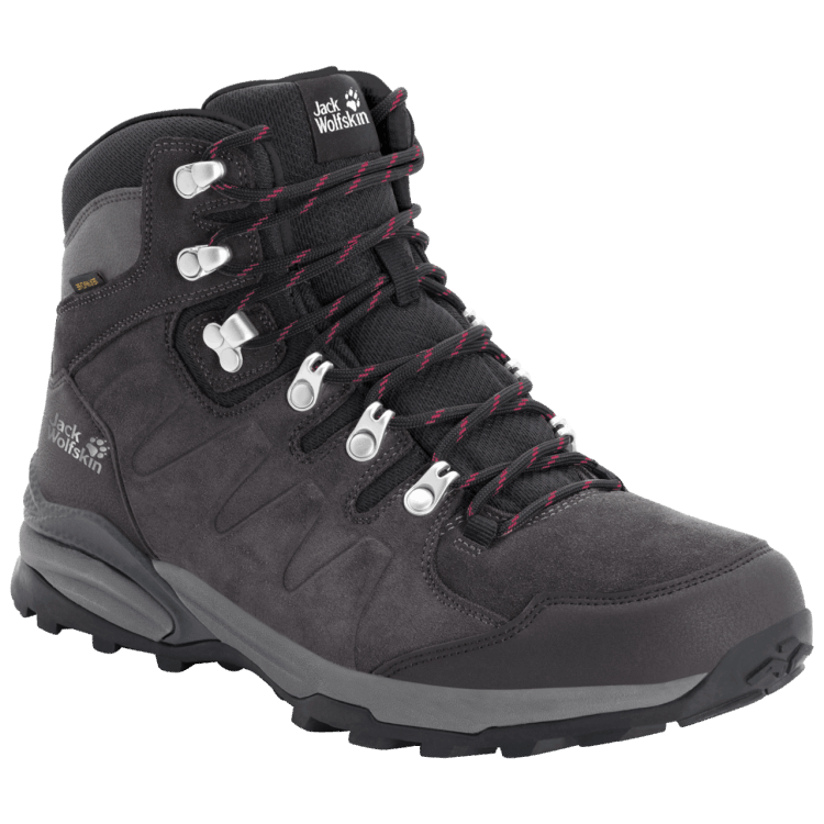 Brand Jack Wolfskin Women's Refugio Texapore Mid New Dark Steel-Purple
