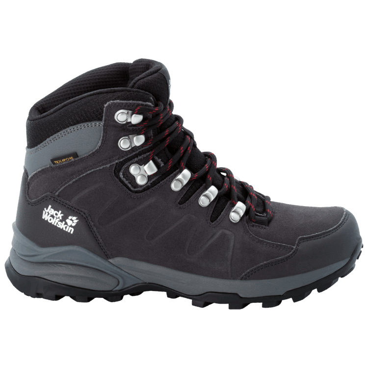 Brand Jack Wolfskin Women's Refugio Texapore Mid New Dark Steel-Purple