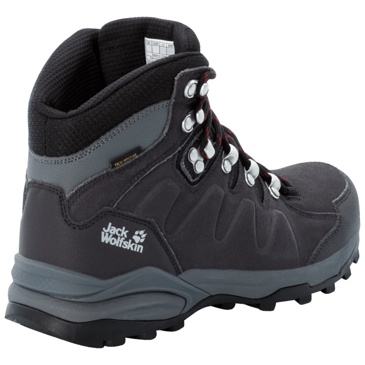 Brand Jack Wolfskin Women's Refugio Texapore Mid New Dark Steel-Purple